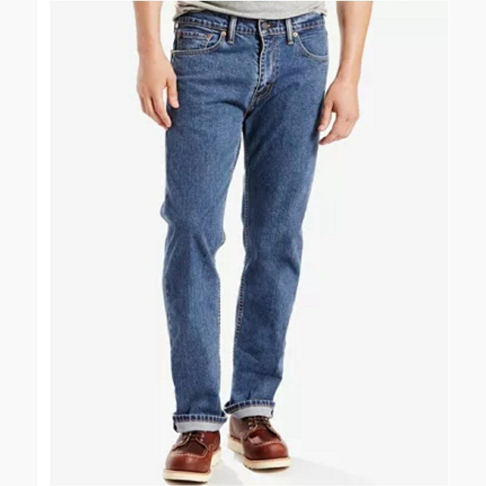 Levi's Mens 505 Blank Tab Jeans Size 36X30